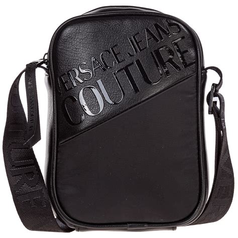 versace mens crossbody bag|versace men's shoulder bag.